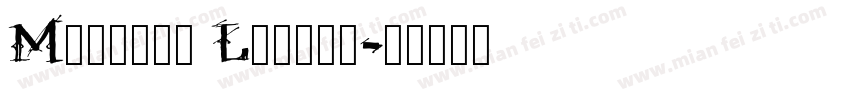 Merchan Ledger字体转换